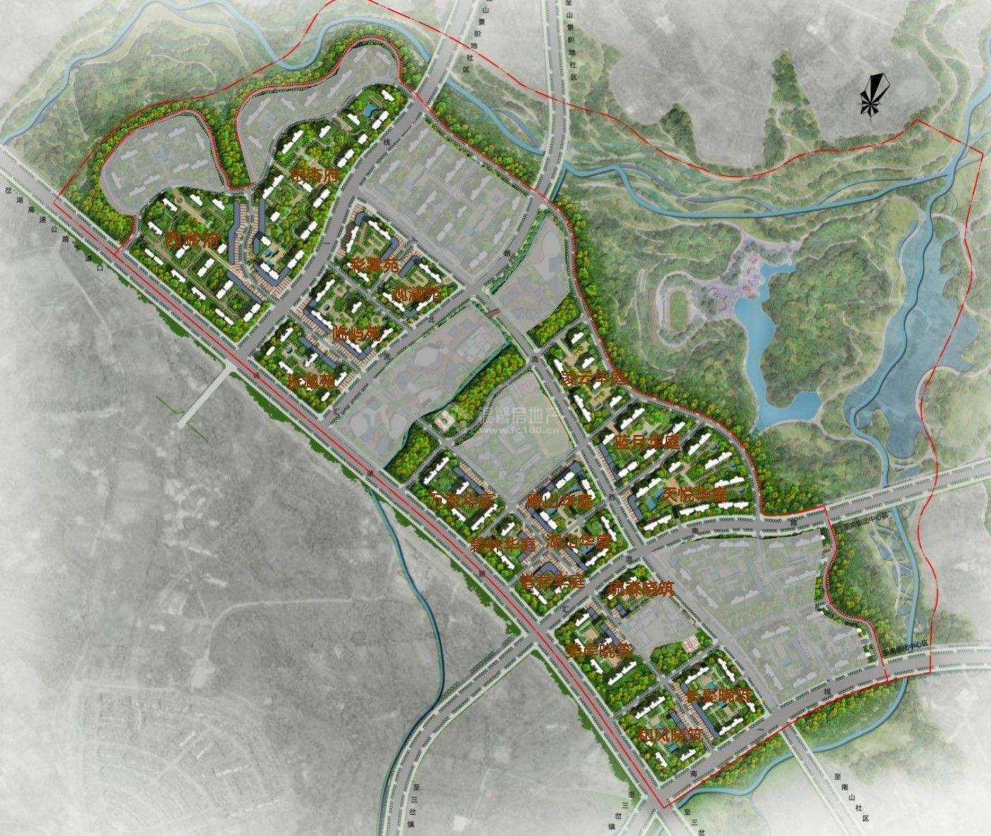 蓝绸带社区图片